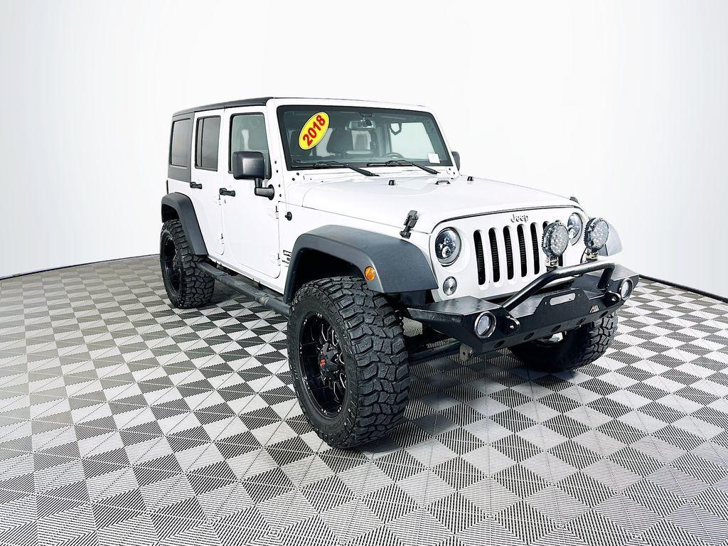used 2018 Jeep Wrangler JK Unlimited car, priced at $18,599