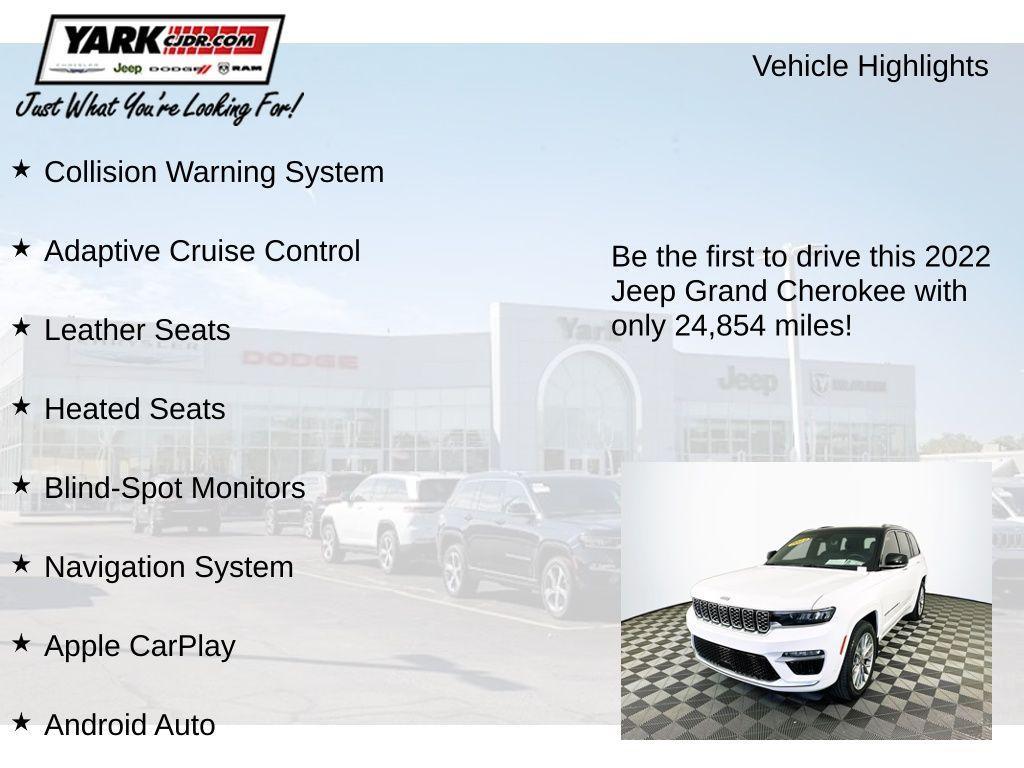 used 2022 Jeep Grand Cherokee car, priced at $40,900