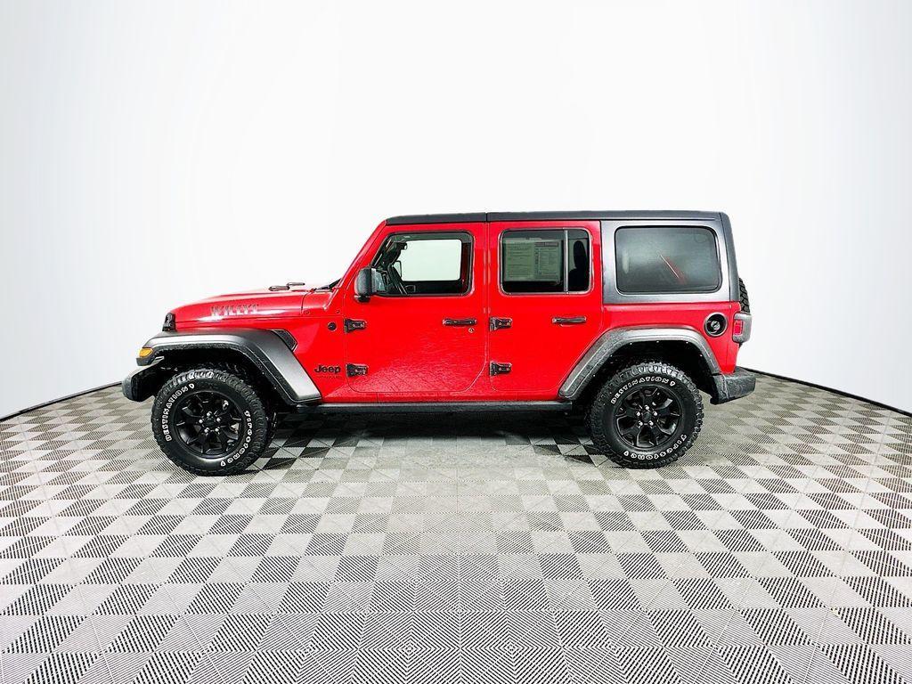 used 2021 Jeep Wrangler Unlimited car, priced at $29,998