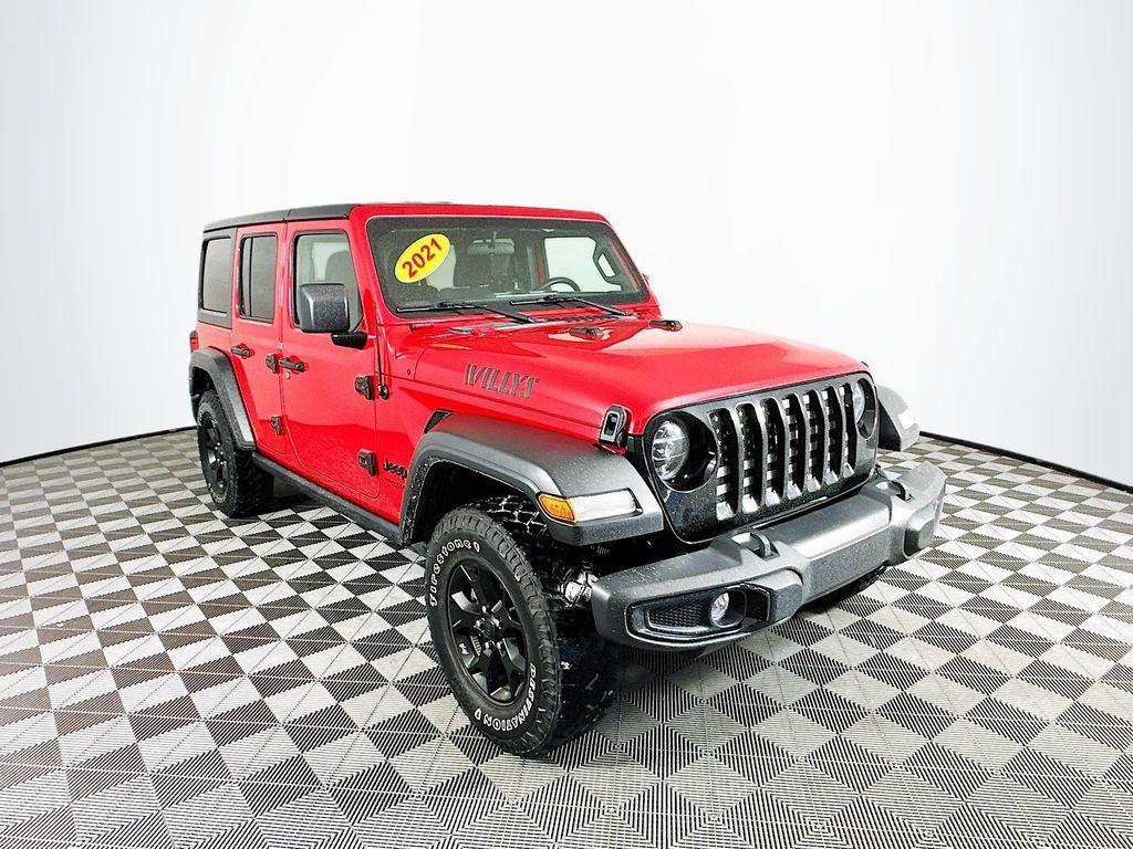 used 2021 Jeep Wrangler Unlimited car, priced at $29,998
