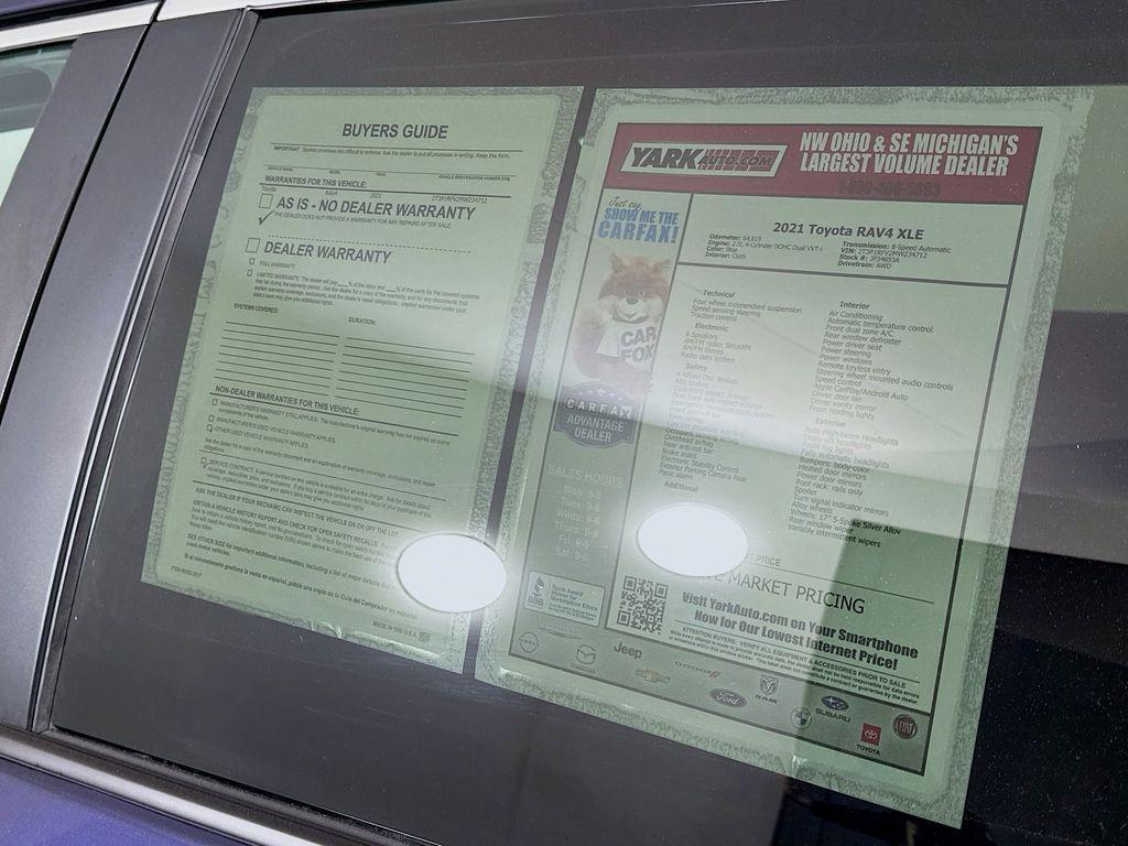 used 2021 Toyota RAV4 car, priced at $26,499