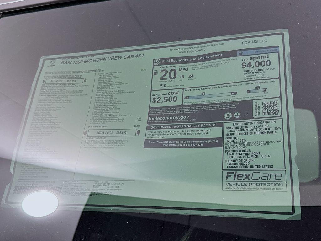 new 2026 Ram 1500 car, priced at $46,547