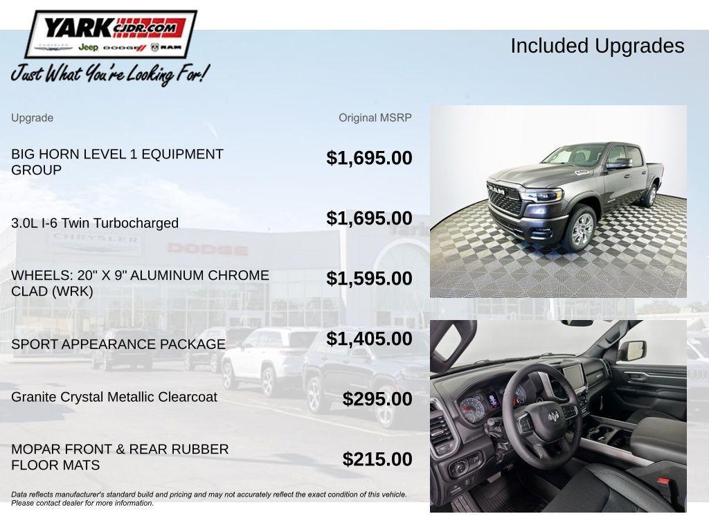 new 2026 Ram 1500 car, priced at $52,362