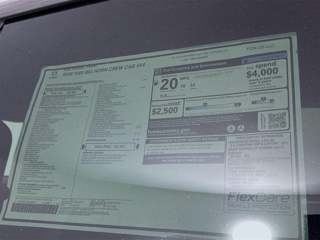 new 2026 Ram 1500 car, priced at $52,362