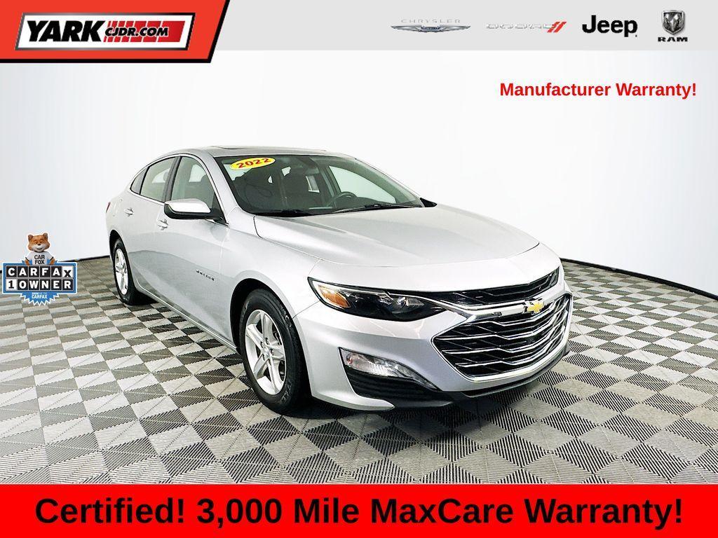 used 2022 Chevrolet Malibu car, priced at $16,778