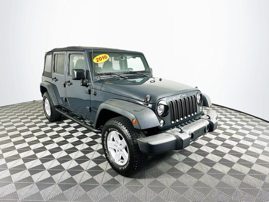 used 2016 Jeep Wrangler Unlimited car, priced at $14,909