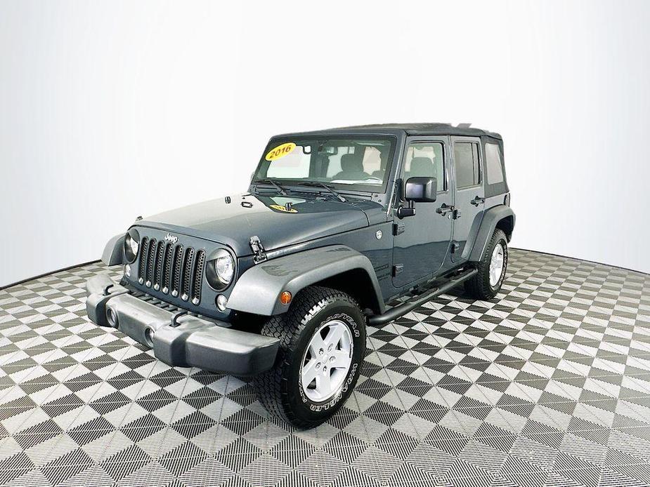 used 2016 Jeep Wrangler Unlimited car, priced at $14,909