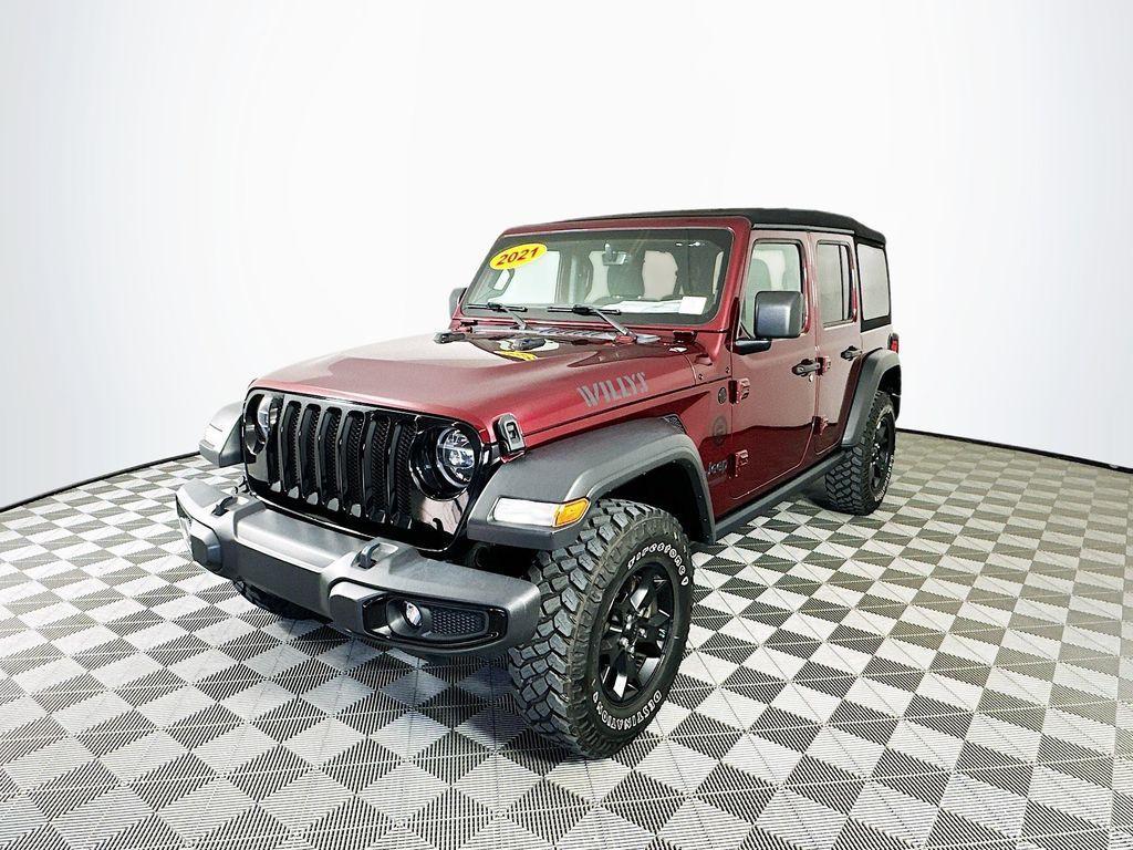 used 2021 Jeep Wrangler Unlimited car, priced at $32,401