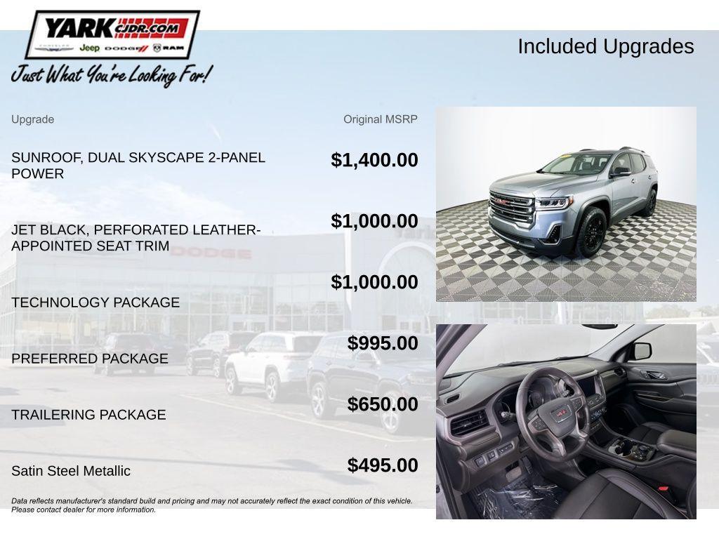 used 2022 GMC Acadia car, priced at $27,998