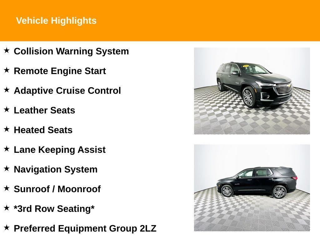 used 2023 Chevrolet Traverse car, priced at $43,599