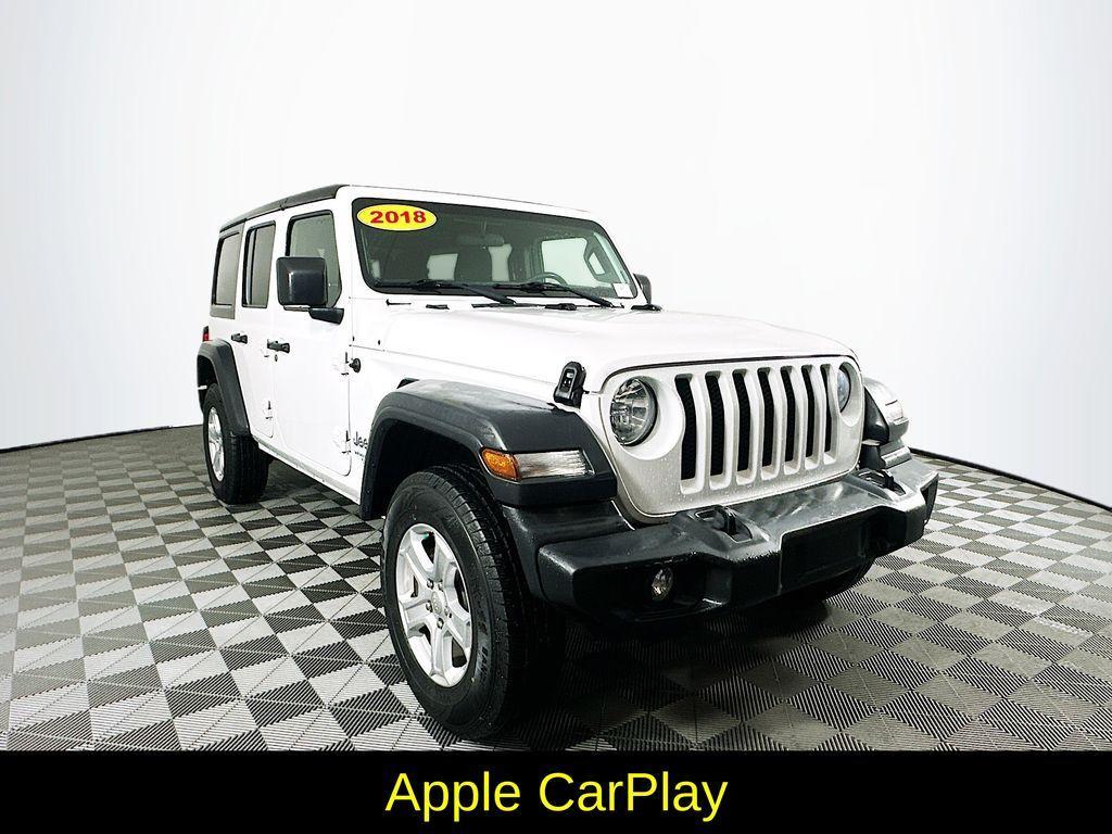 used 2018 Jeep Wrangler Unlimited car, priced at $22,400