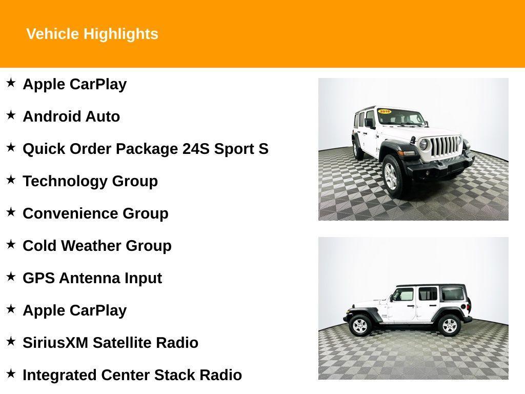 used 2018 Jeep Wrangler Unlimited car, priced at $22,400