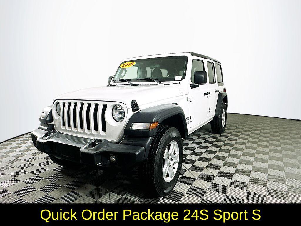 used 2018 Jeep Wrangler Unlimited car, priced at $22,400