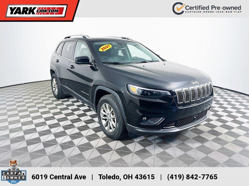 used 2021 Jeep Cherokee car, priced at $21,404