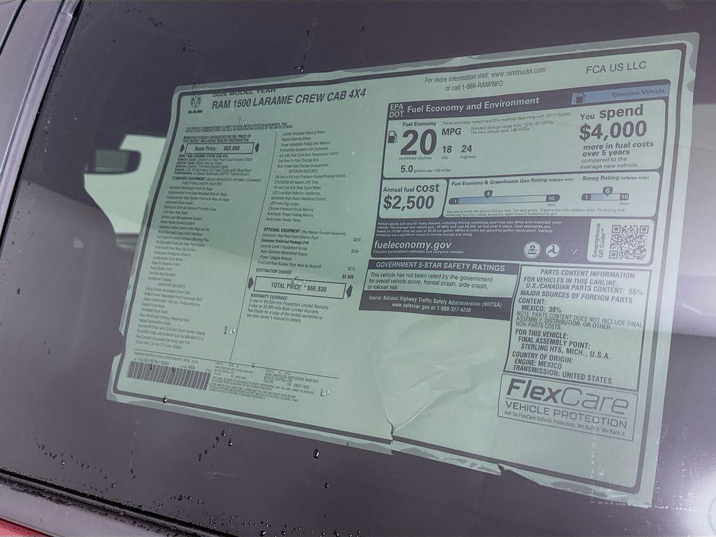 new 2026 Ram 1500 car, priced at $52,969