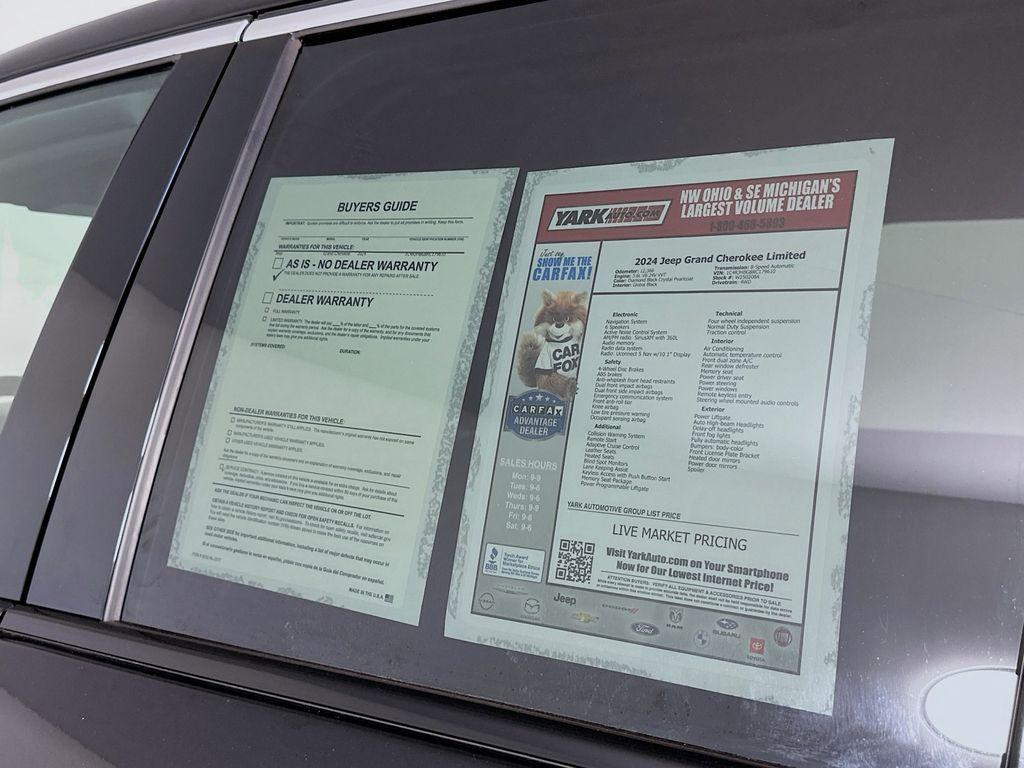 used 2024 Jeep Grand Cherokee car, priced at $37,404