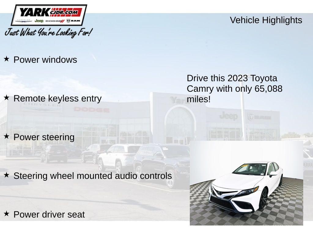 used 2023 Toyota Camry car, priced at $22,604