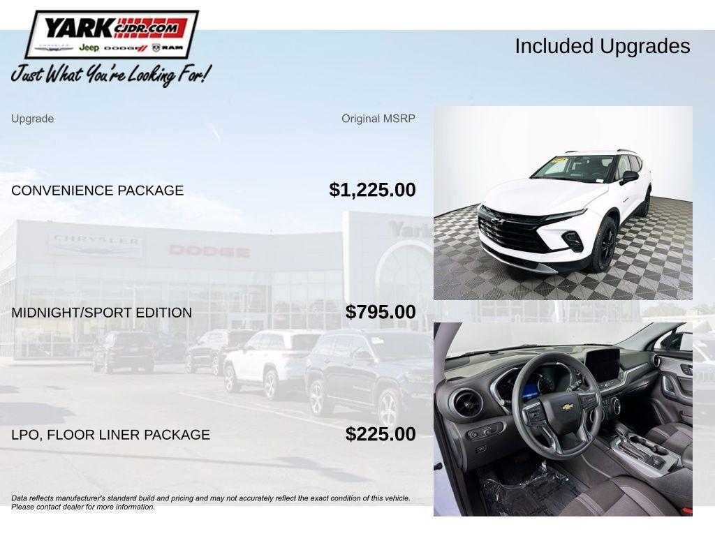 used 2024 Chevrolet Blazer car, priced at $23,844