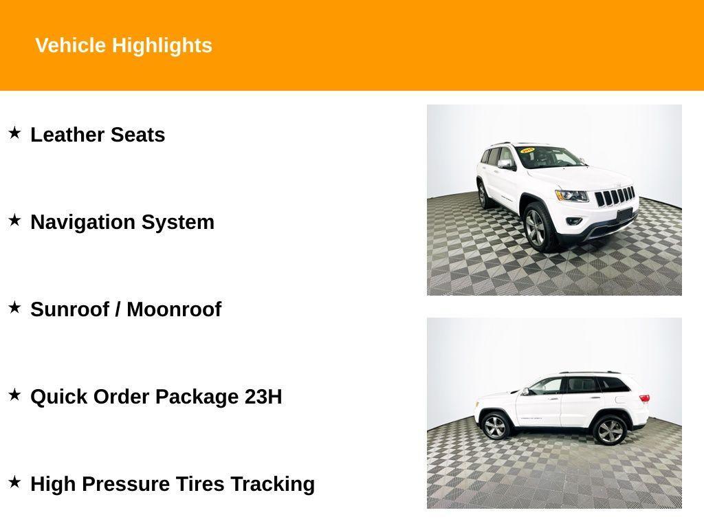 used 2015 Jeep Grand Cherokee car, priced at $10,799