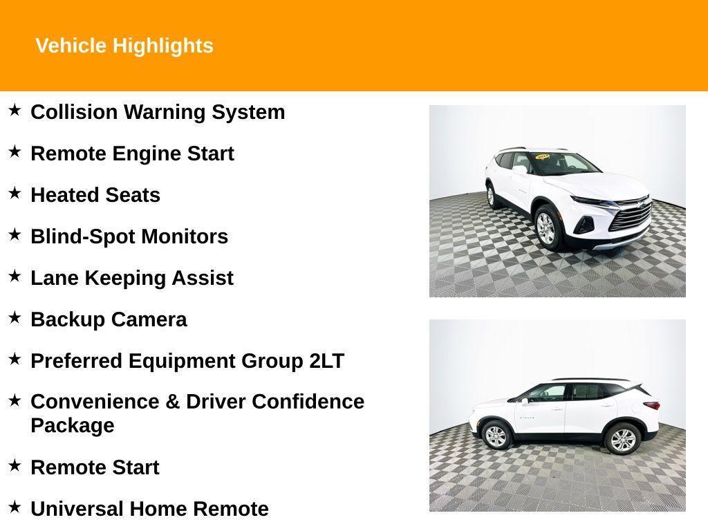 used 2022 Chevrolet Blazer car, priced at $22,424