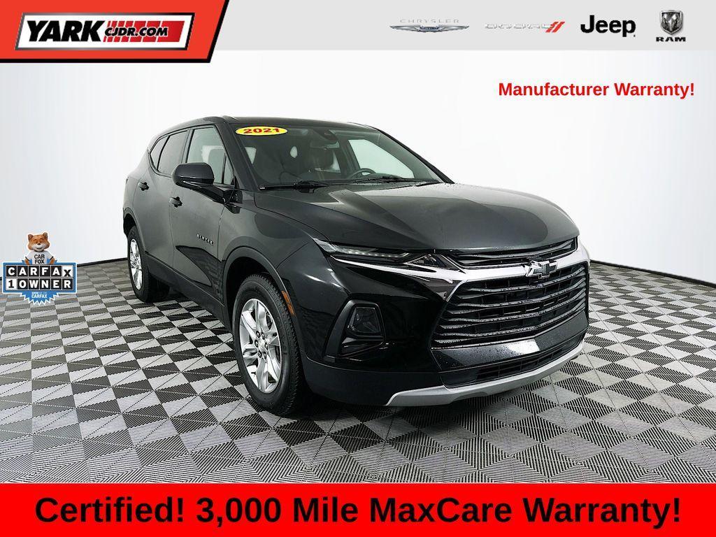 used 2021 Chevrolet Blazer car, priced at $21,654