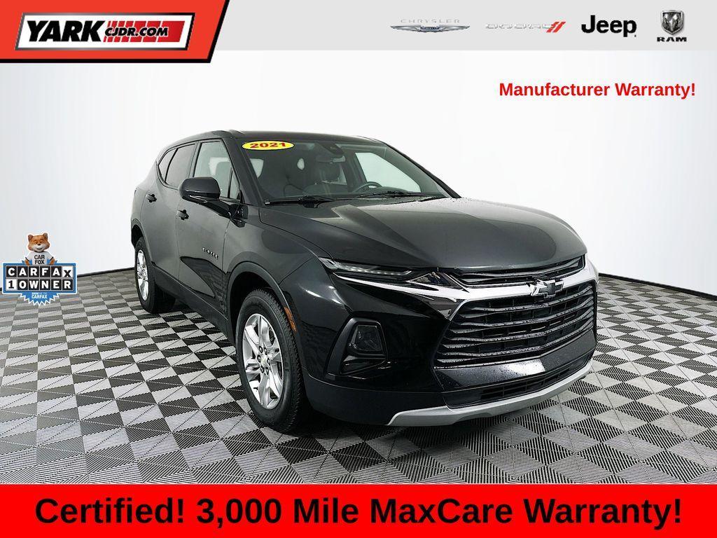 used 2021 Chevrolet Blazer car, priced at $21,654