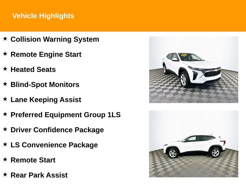 used 2024 Chevrolet Trax car, priced at $20,784