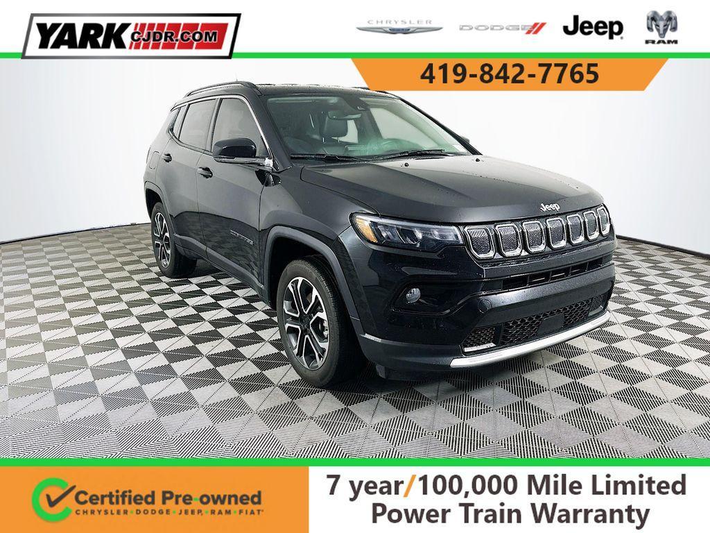 used 2022 Jeep Compass car, priced at $23,550