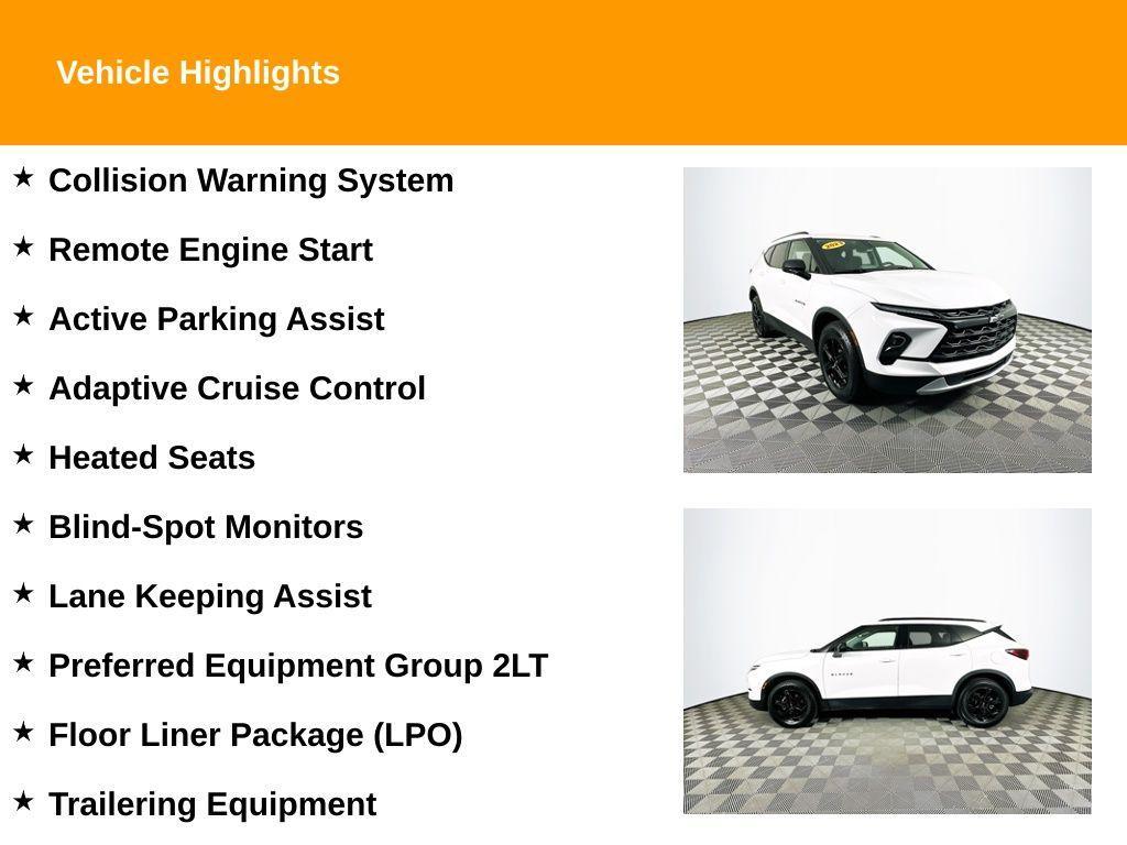 used 2023 Chevrolet Blazer car, priced at $24,998