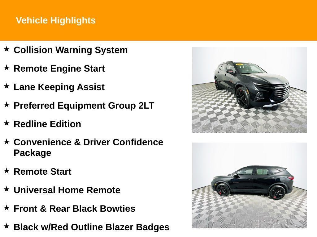 used 2022 Chevrolet Blazer car, priced at $24,443