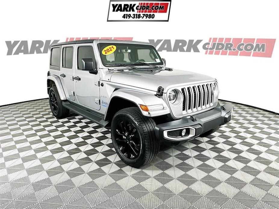 used 2021 Jeep Wrangler Unlimited 4xe car, priced at $36,940