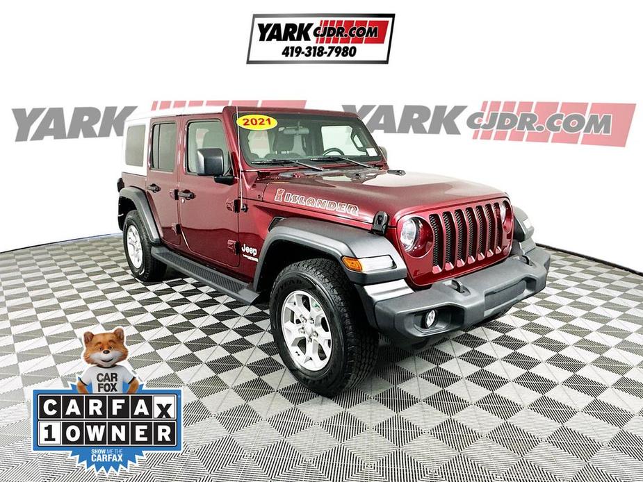 used 2021 Jeep Wrangler Unlimited car, priced at $29,654