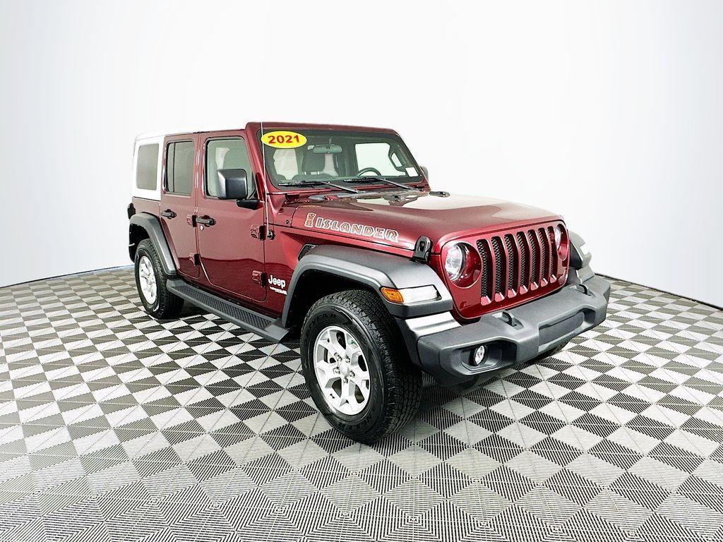 used 2021 Jeep Wrangler Unlimited car, priced at $26,899