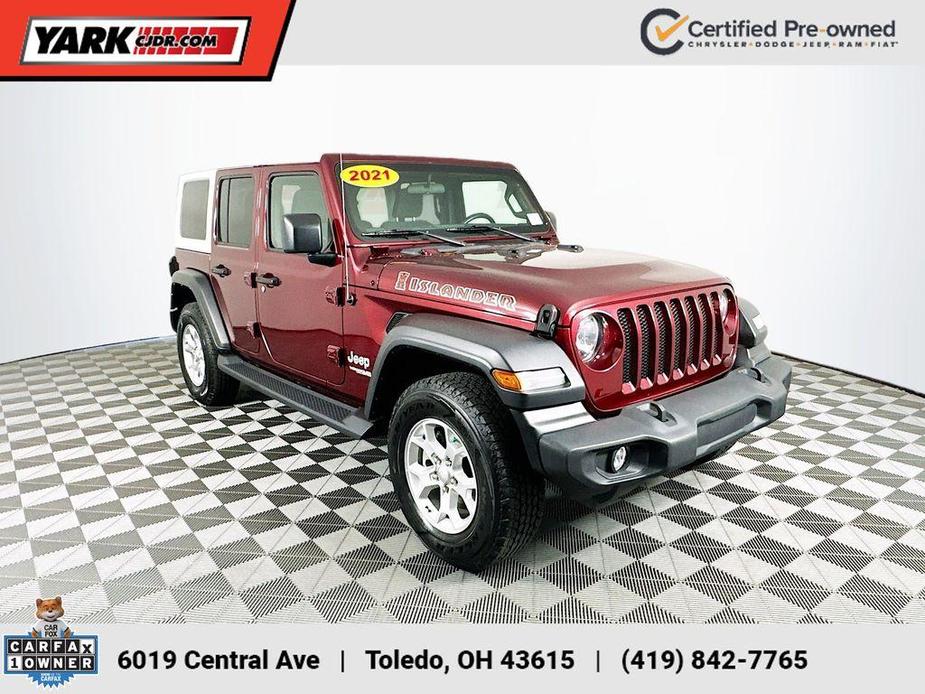 used 2021 Jeep Wrangler Unlimited car, priced at $26,998