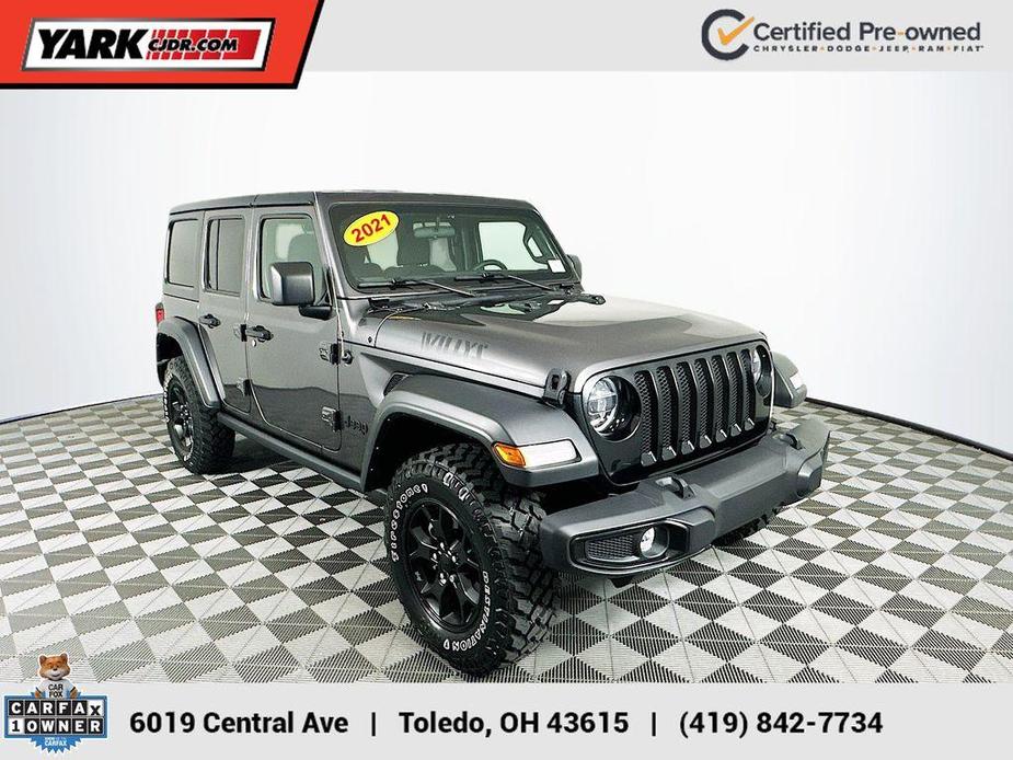 used 2021 Jeep Wrangler Unlimited car, priced at $30,900