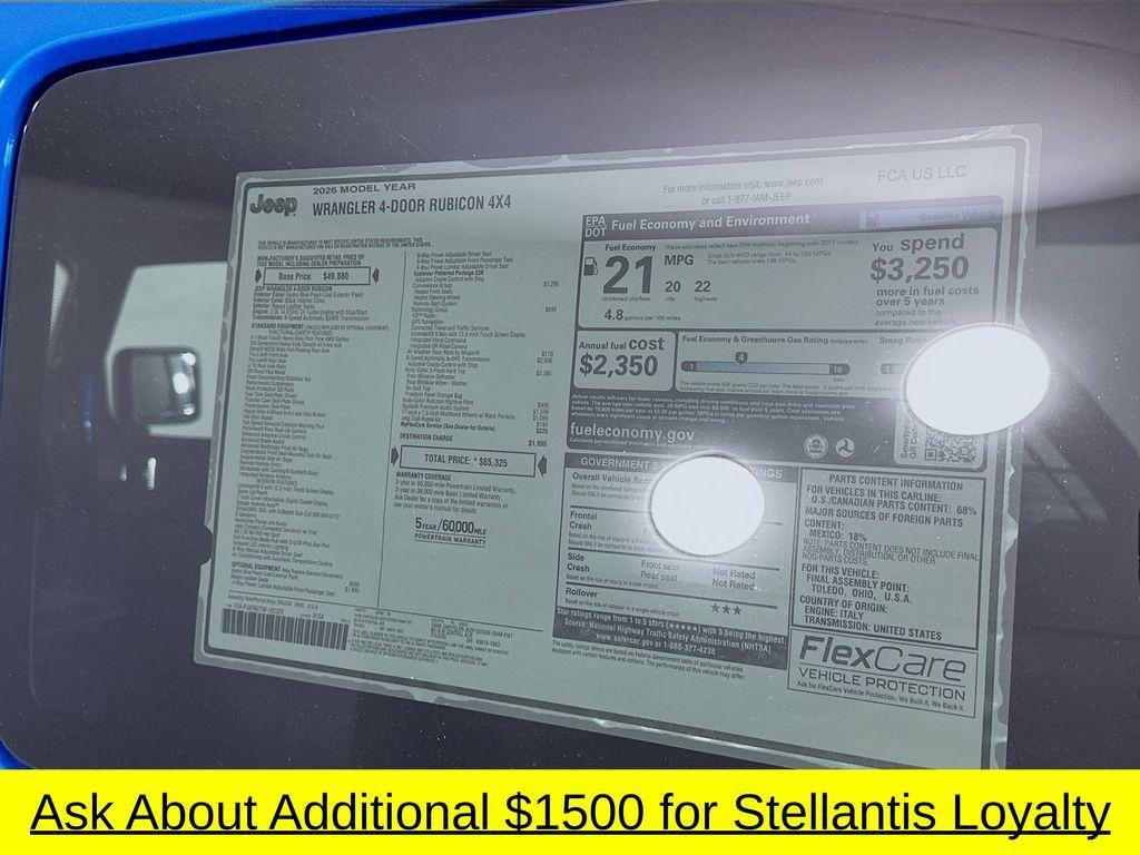 new 2026 Jeep Wrangler car, priced at $58,149