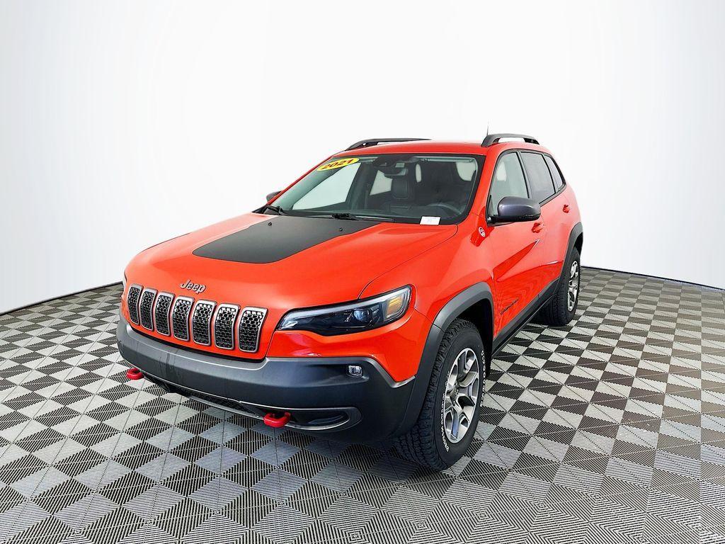 used 2021 Jeep Cherokee car, priced at $22,904