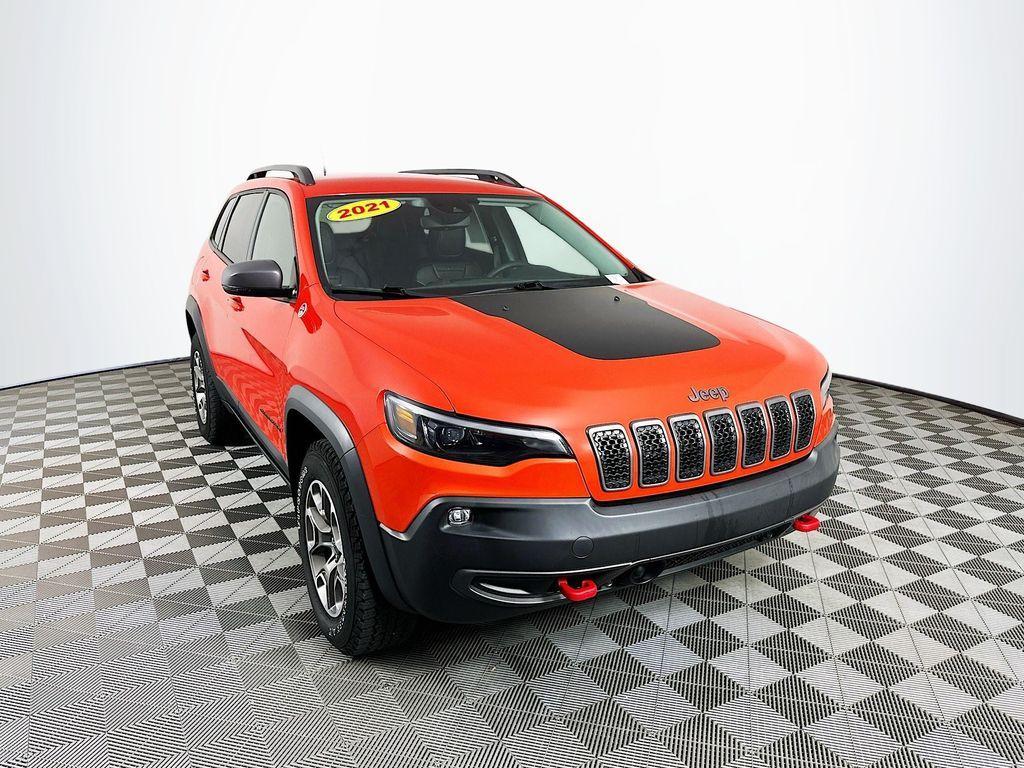 used 2021 Jeep Cherokee car, priced at $22,904