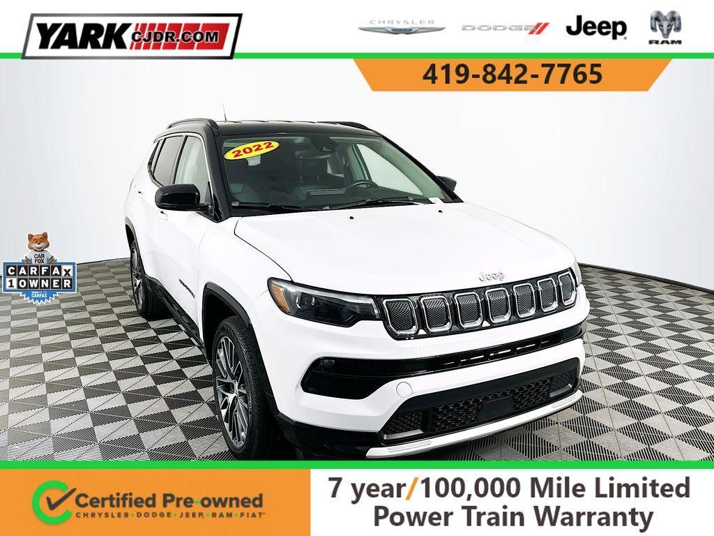used 2022 Jeep Compass car, priced at $22,499