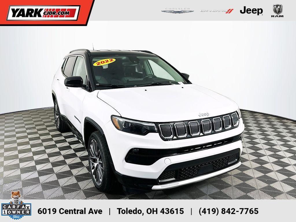 used 2022 Jeep Compass car, priced at $22,499
