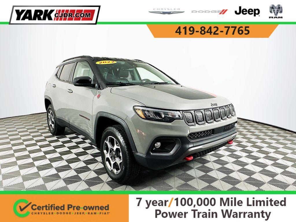 used 2022 Jeep Compass car, priced at $23,900