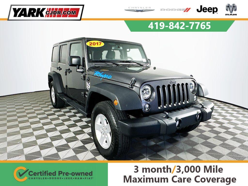 used 2017 Jeep Wrangler Unlimited car, priced at $19,844