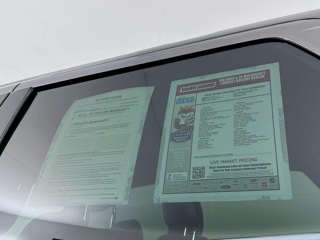 used 2021 Dodge Durango car, priced at $29,998