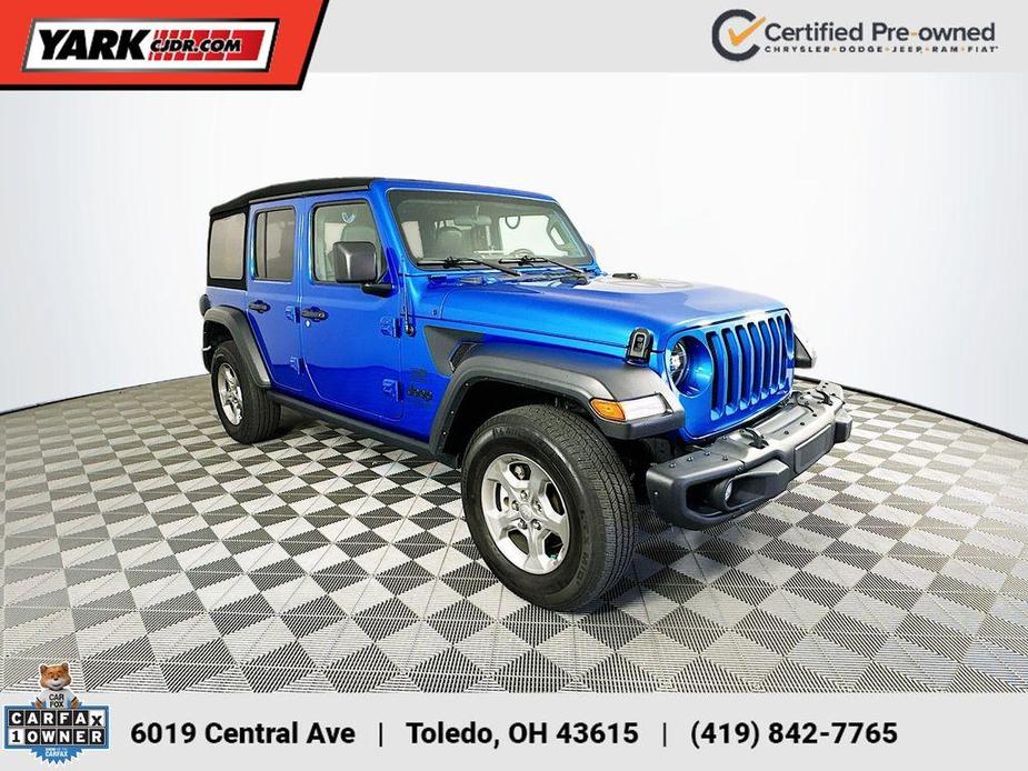 used 2021 Jeep Wrangler Unlimited car, priced at $28,909