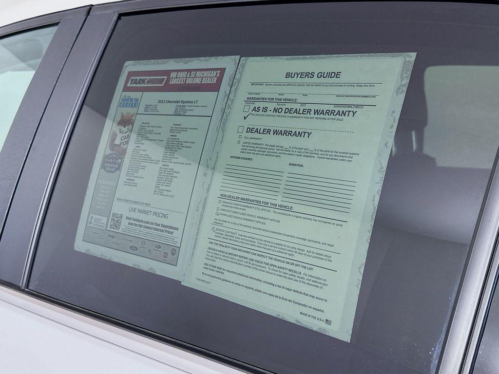 used 2022 Chevrolet Equinox car, priced at $19,895