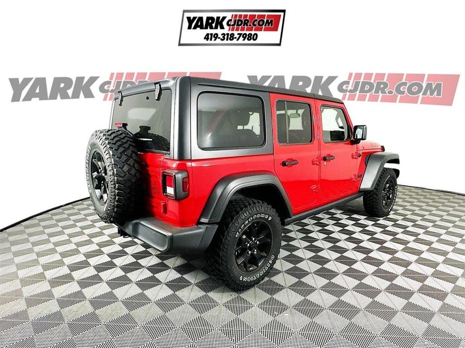 used 2021 Jeep Wrangler Unlimited car, priced at $33,844