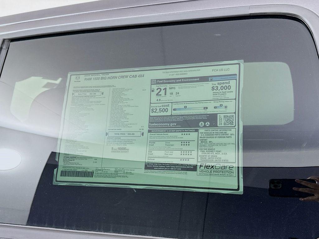 new 2025 Ram 1500 car, priced at $45,783