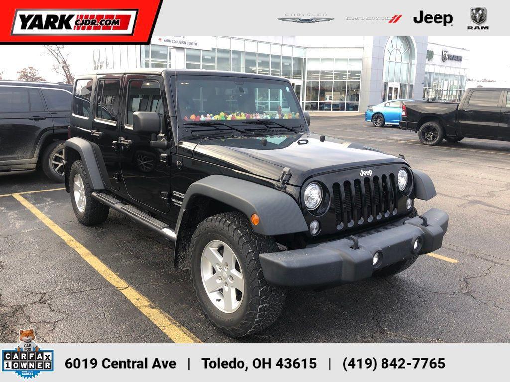 used 2017 Jeep Wrangler Unlimited car, priced at $22,500