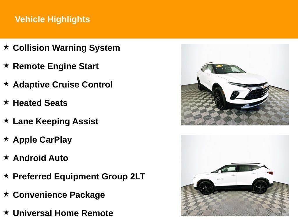 used 2024 Chevrolet Blazer car, priced at $24,199