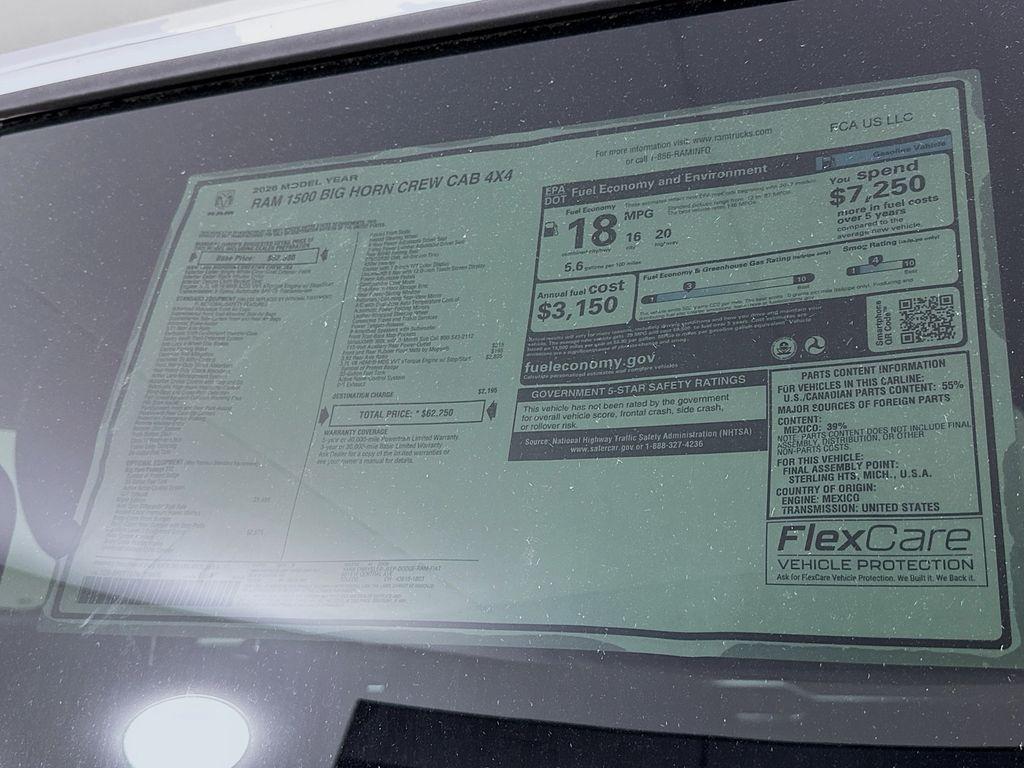 new 2026 Ram 1500 car, priced at $53,064